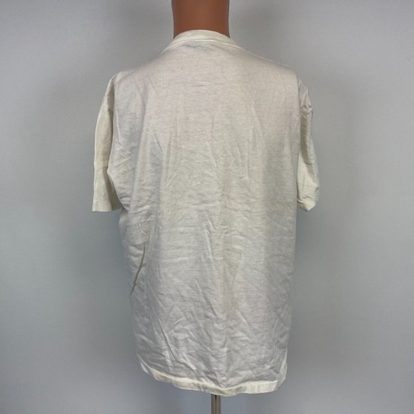 Bonnie Shields Horse Riding Painting Single Stitch T Shirt Vtg 90s 1992 USA L - Picture 5 of 6